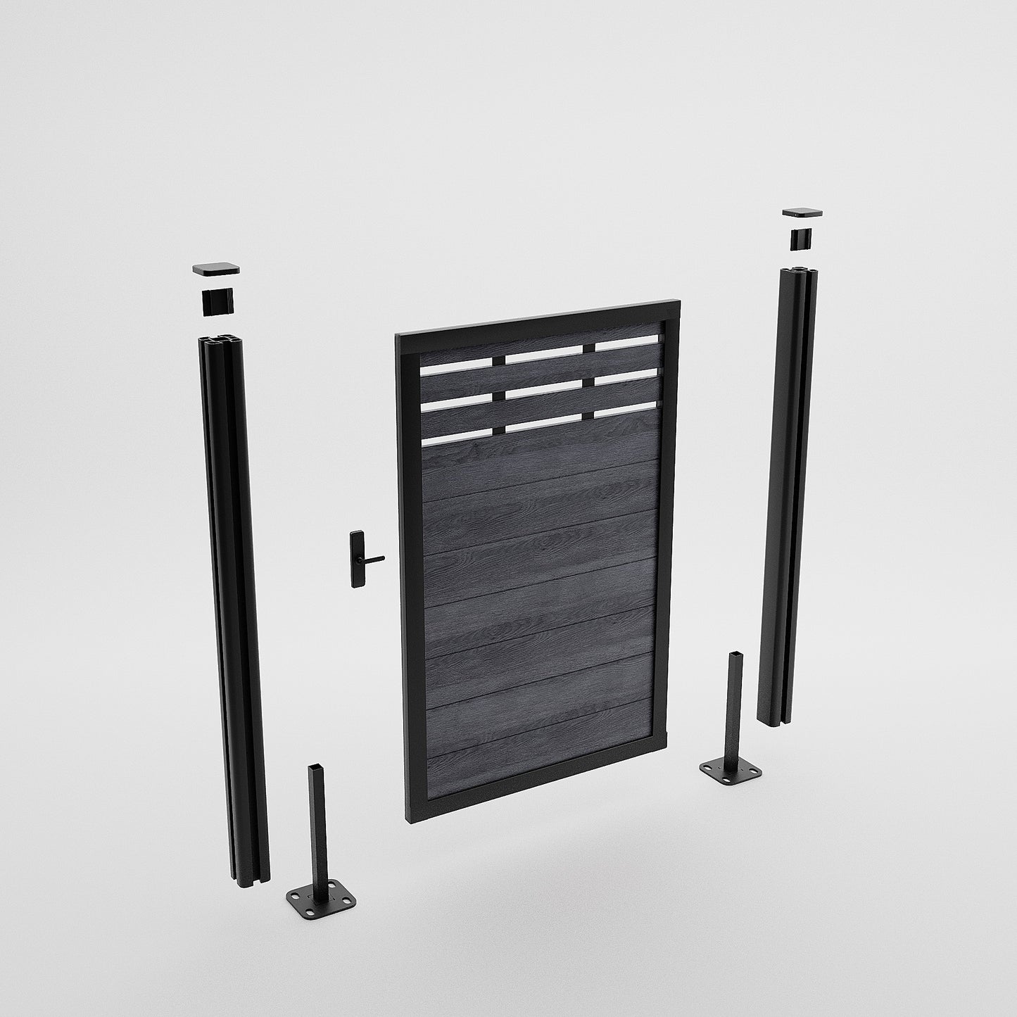 Mid Trellis Gate Kit - 6' high by 42'' wide