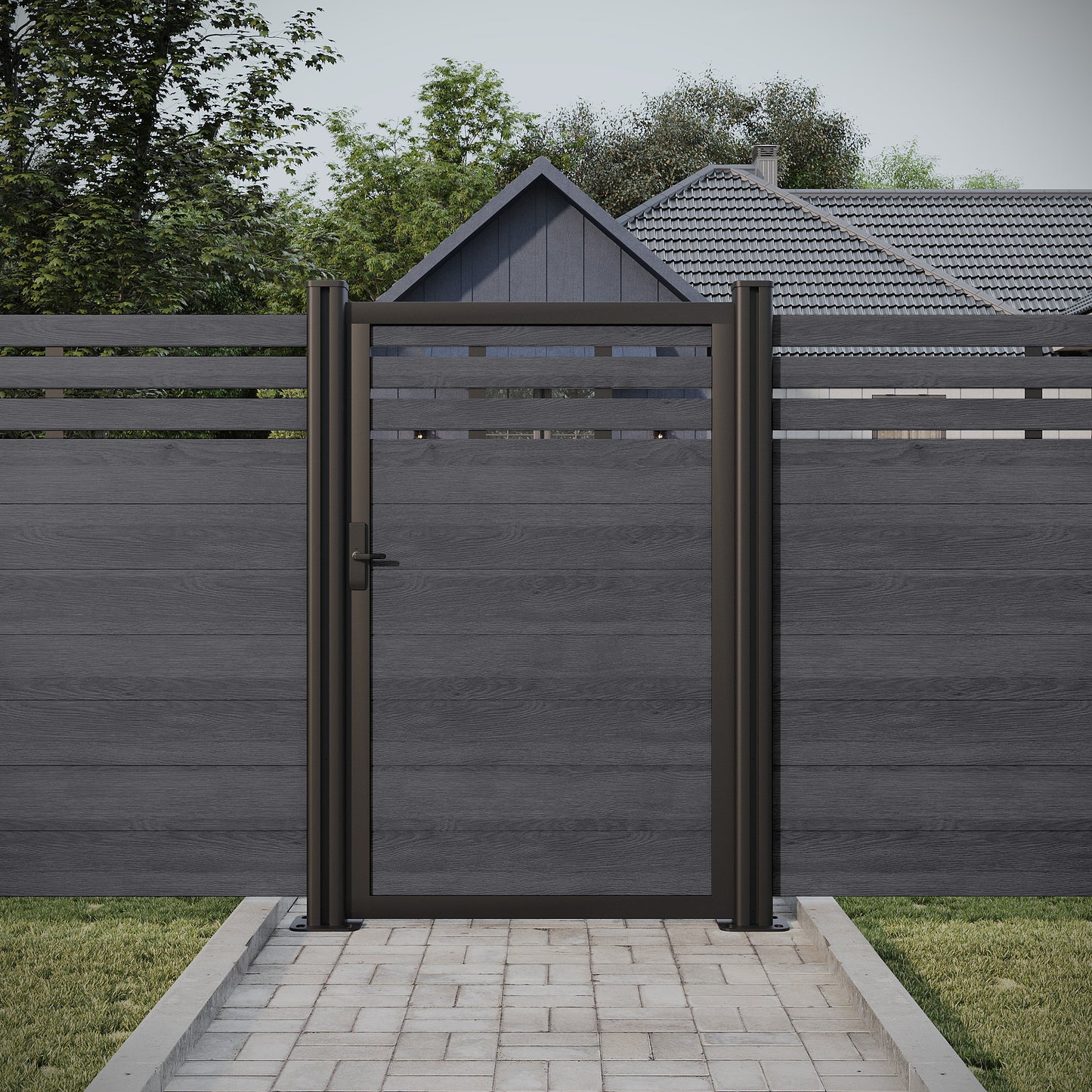 Mid Trellis Gate Kit - 6' high by 42'' wide