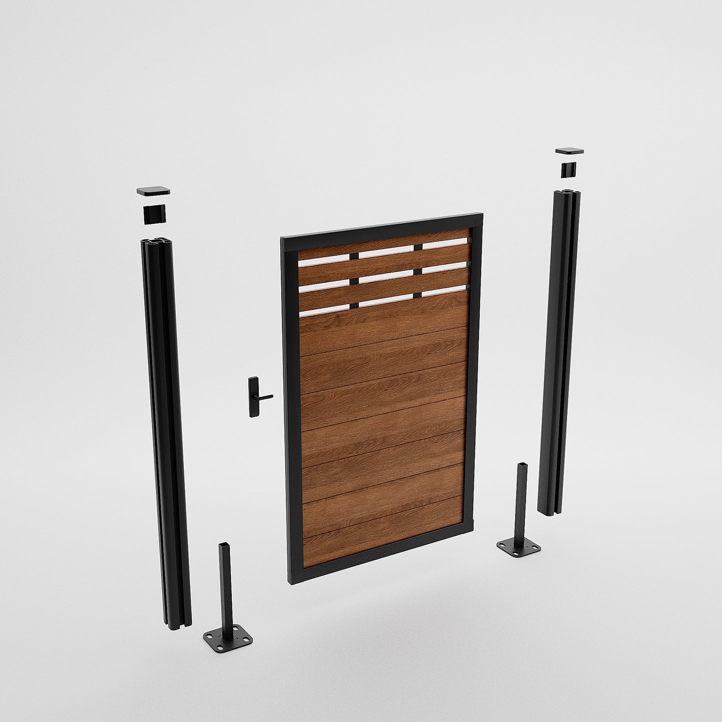 Mid Trellis Gate Kit - 6' high by 42'' wide