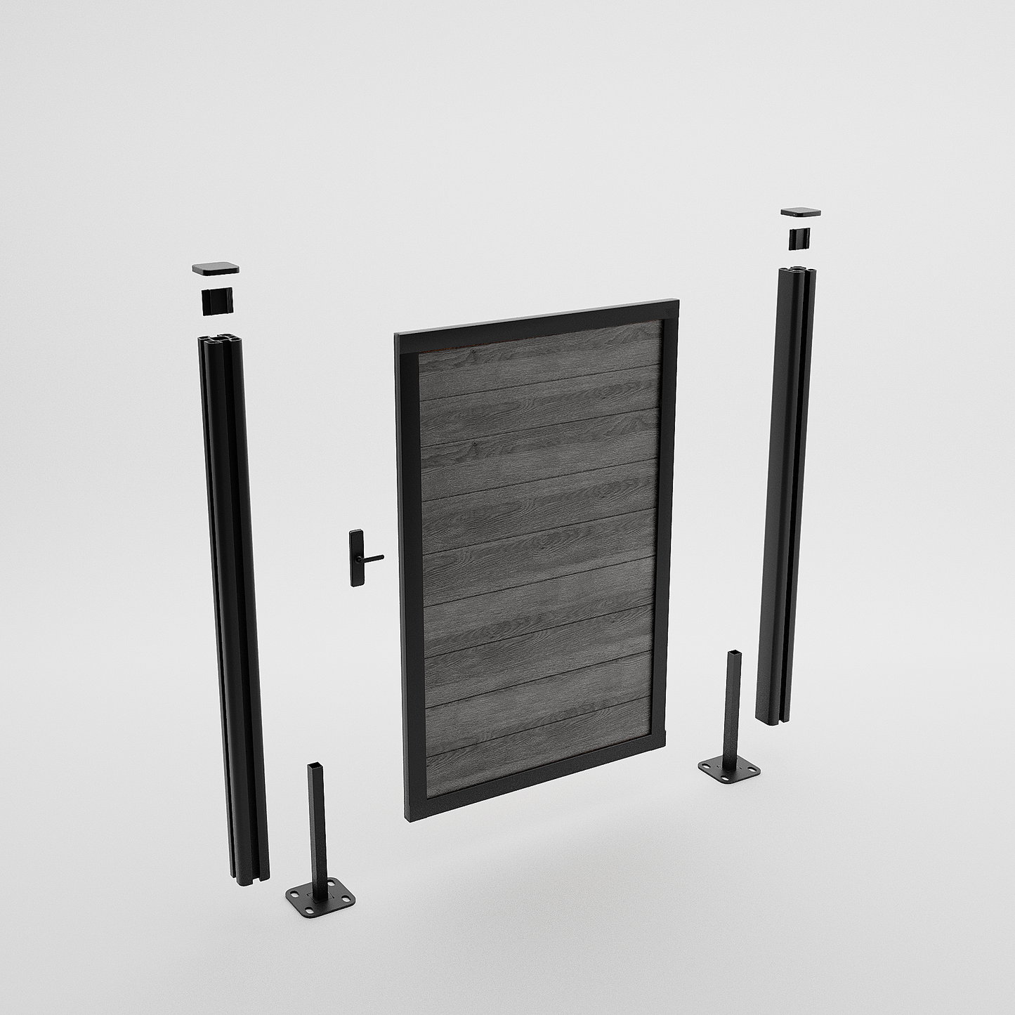 Full Privacy Gate Kit - 6' high by 42'' wide